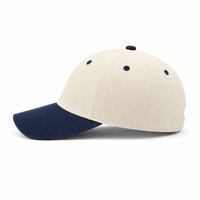 HBC Two-Tone Cap with Iconic Hudson's Bay Stripes thumbnail 31 natural/navy left