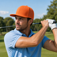 Urban Flex Structured Trucker Cap with Breathable Mesh & Pre-Curved Visor thumbnail 23 orange moodboard