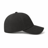 A Frame Sandwich Flex Cap with Premium Cotton and Adjustable Snapback thumbnail 27 charcoal black right
