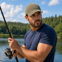 Flex Enzyme Washed Adjustable Baseball Cap thumbnail 28 loden moodboard