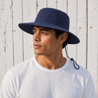 Premium Slouch Wide Brim Hat with Rope Toggle thumbnail 9