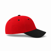 HBC Two-Tone Cap with Iconic Hudson's Bay Stripes thumbnail 25 red/black right