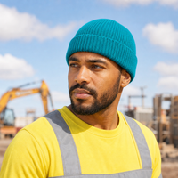 Premium Lambswool Flex Beanie with Cuff – Ultra Soft & Warm thumbnail 89 teal moodboard