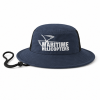 Microfibre Wide Brim Surf Hat with Mesh Ventilation thumbnail 18 dark navy front