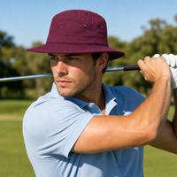 Polyviscose Wide Brim Surf Hat with Adjustable Toggle thumbnail 25