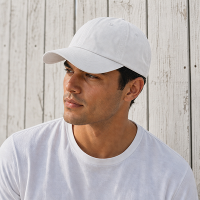 Flex Bamboo Eco-Friendly 6-Panel Unstructured Cap with Moisture-Wicking Sweatband