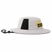 Microfibre Wide Brim Surf Hat with Mesh Ventilation thumbnail 4 natural right