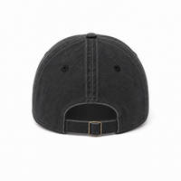 Flex Enzyme Washed Adjustable Baseball Cap thumbnail 12 black back