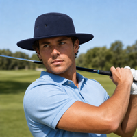 Premium School Foam Wide Brim Hat with Coloured Eyelets thumbnail 17