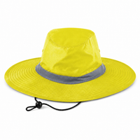 Hi Vis Reflector Safety Hat thumbnail 9 flouro yellow front