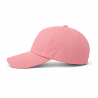 A Frame Dad Hat Unstructured thumbnail 3 pink left
