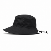 Flex Premium Surf Hat With Break-Away Strap thumbnail 3 black left