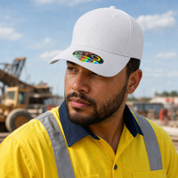 GTO 112 Trucker Hat with Ventilated Comfort and Adjustable Fit thumbnail 189 heather white moodboard