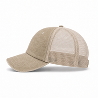 Flex Enzyme Trucker Cap with Metal Buckle Strap thumbnail 38 khakhi left