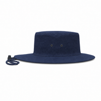 Premium Canvas Wide Brim Hat with Adjustable Chin Strap thumbnail 3 navy left