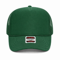 Ottocap 39165 High Crown Foam trucker with rope thumbnail 7 kelly front