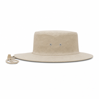 Premium Canvas Wide Brim Hat with Adjustable Chin Strap thumbnail 11 natural left