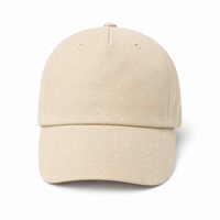 A Frame Dad Hat Unstructured thumbnail 79 natural front