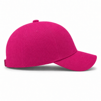 A Frame Flex Cap with Adjustable Snapback and Premium Cotton thumbnail 4 hot pink right