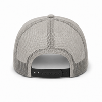 R168 Trucker Hat with Breathable Mesh and Adjustable Fit thumbnail 88 stone back