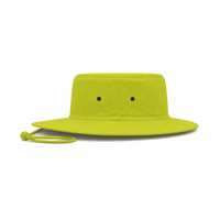 Luminescent Wide Brim Safety Hat with Adjustable Chin Strap thumbnail 11