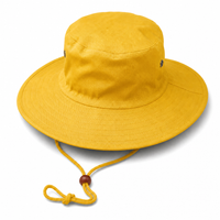 Surf Hat with Break-Away Strap in Wide Brim Design thumbnail 22 gold angle