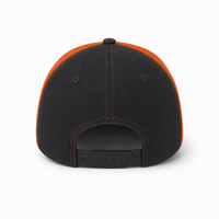 GTO 112 Trucker Hat with Ventilated Comfort and Adjustable Fit thumbnail 94 black orange back