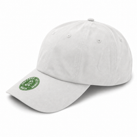 Flex Bamboo Eco-Friendly 6-Panel Unstructured Cap with Moisture-Wicking Sweatband thumbnail 38 white angle