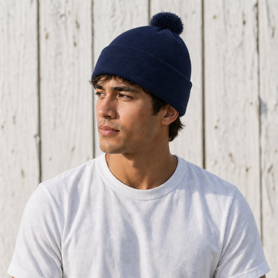 FLEX Acrylic POM POM BEANIE