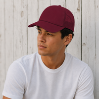 Rapper Flex High Crown Trucker Cap with Mesh Panels thumbnail 135 maroon moodboard