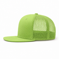 Urban Flex Structured Trucker Cap with Breathable Mesh & Pre-Curved Visor thumbnail 11 lime left