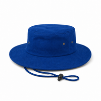 Brushed Heavy Cotton Wide Brim Hat with Adjustable Chin Strap thumbnail 50