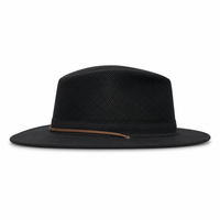 Collapsible Wide Brim Cotton Twill & Soft Mesh Hat thumbnail 4