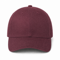 6277 FLEXFIT Structured Baseball Cap thumbnail 6 maroon front