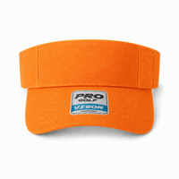 Pro Golf Visor with Adjustable Velcro Strap and Mesh Ventilation thumbnail 27 orange front