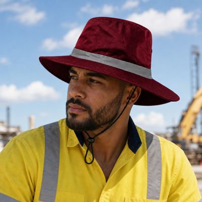 Hi Vis Reflector Safety Hat