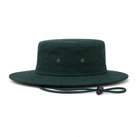 Brushed Heavy Cotton Wide Brim Hat with Adjustable Chin Strap thumbnail 12