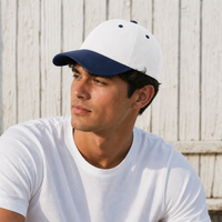 HBC Two-Tone Cap with Iconic Hudson's Bay Stripes thumbnail 21 white/navy moodboard