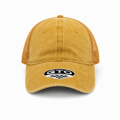 GTO Enzyme Washed Trucker Cap with Adjustable Mesh Back