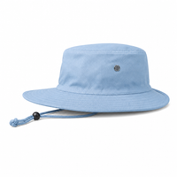 Surf Hat with Break-Away Strap in Wide Brim Design thumbnail 59 skyblue left