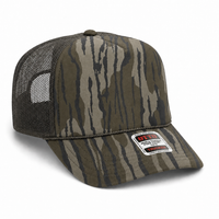 Ottocap 39165 High Crown Foam trucker with rope thumbnail 229 bottom land camo angle