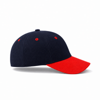 HBC Two-Tone Cap with Iconic Hudson's Bay Stripes thumbnail 39 navy/red right