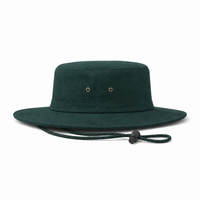 Brushed Heavy Cotton Wide Brim Hat with Adjustable Chin Strap thumbnail 11