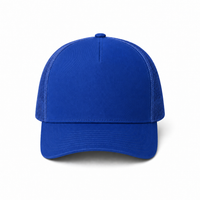 Kosiosko Structured Cotton Blend Trucker Hat thumbnail 46 royal front