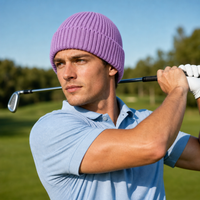 Premium Merino Wool Beanie with Cuff – Soft & Warm Knit Hat thumbnail 72 violet moodboard
