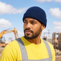 Premium Lambswool Flex Beanie with Cuff – Ultra Soft & Warm thumbnail 83 navy moodboard