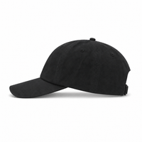 Flex Bamboo Eco-Friendly 6-Panel Unstructured Cap with Moisture-Wicking Sweatband thumbnail 4 black left