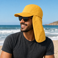 7504 Flex Cotton Legionnaire Caps with Adjustable Velcro Strap thumbnail 79 sunflower moodboard