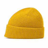 Premium Lambswool Flex Beanie with Cuff – Ultra Soft & Warm thumbnail 65 gold left