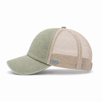 Flex Enzyme Trucker Cap with Metal Buckle Strap thumbnail 17 celery left